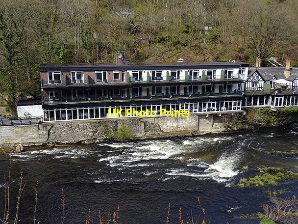 Photo 6"x4" The Chain Bridge Hotel at Berwyn Llangollen c2016
