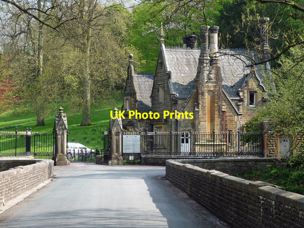 Photo 6"x4" Lodge and gates, Broughton Broughton\/SD9451 c2013