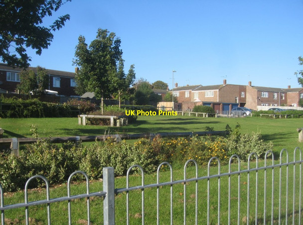 Photo 6"x4" Open space by Lilac Way Basingstoke c2015 P1