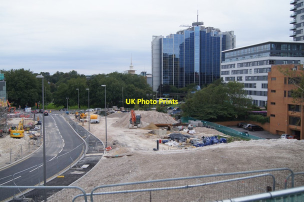 Photo 6"x4" The realigned Basing View (road) Basingstoke c2015