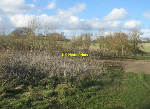 Photo 6"x4" Hard area off Oxdrove Way Abbotstone c2016