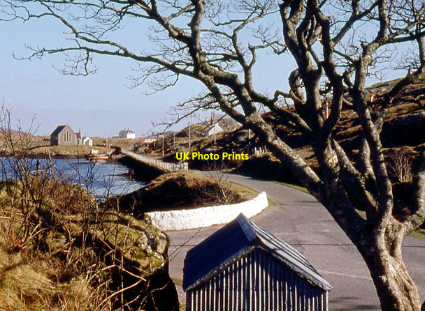 Photo 6"x4" Northbay road junction \u00c0ird Mhidhinis c1974