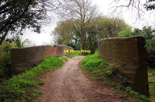 Photo 6"x4" The path over Bridge 17 on the Worcester & Birmingham Canal, Worcester Worcester c2016