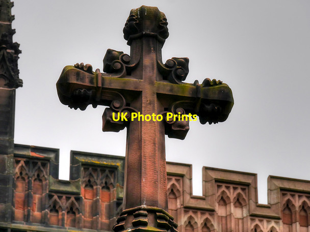 Photo 6"x4" Cross on Chester War Memorial Chester c2016
