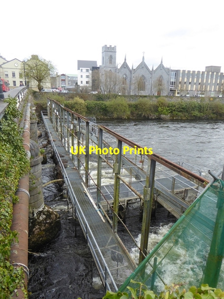 Photo 6"x4" Former Eel Fishery on the River Corrib Salthill c2016