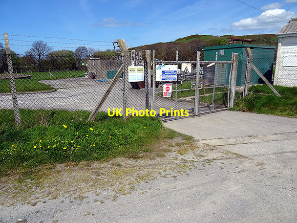 Photo 6"x4" Llanrhystud waste water treatment plant Llanrhystud c2016