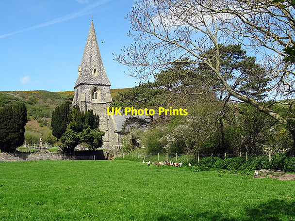 Photo 6"x4" Llanrhystud Parish Church Llanrhystud c2016