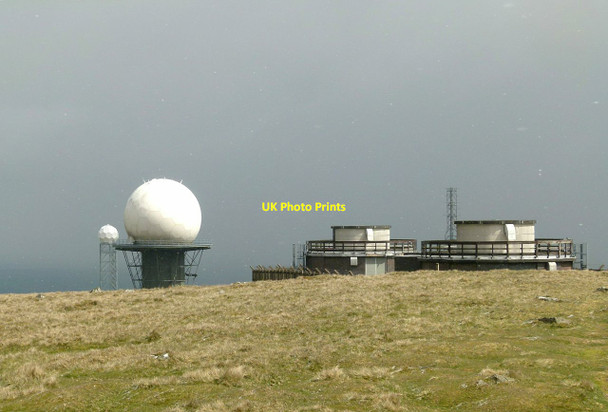 Photo 6"x4" Radar station on Titterstone Clee Dhustone c2016