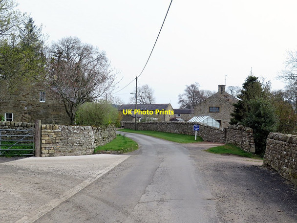 Photo 6"x4" Road near Yellow House Farm West Woodburn\/NY8986 c2016