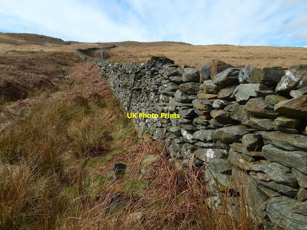 Photo 6"x4" Dry-stone wall Helensburgh c2016