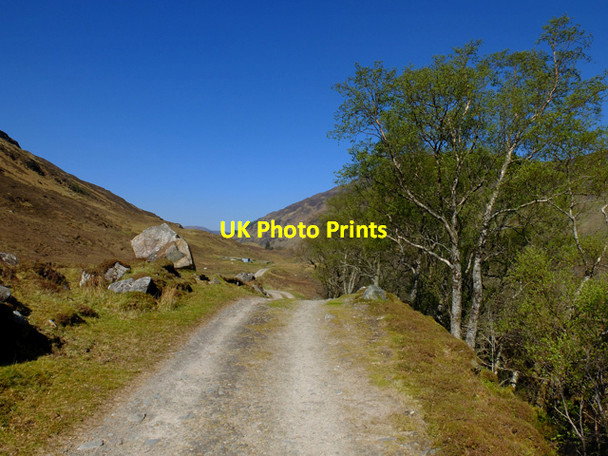 Photo 6"x4" Track towards Morvich Carn-gorm c2016