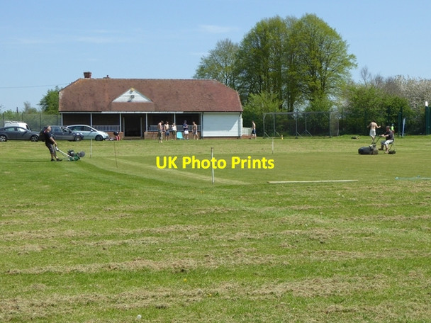 Photo 6"x4" Cricket ground at Pluckley Pluckley c2016