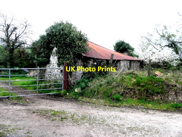 Photo 6"x4" Derelict shed, Tullycorker Augher c2016