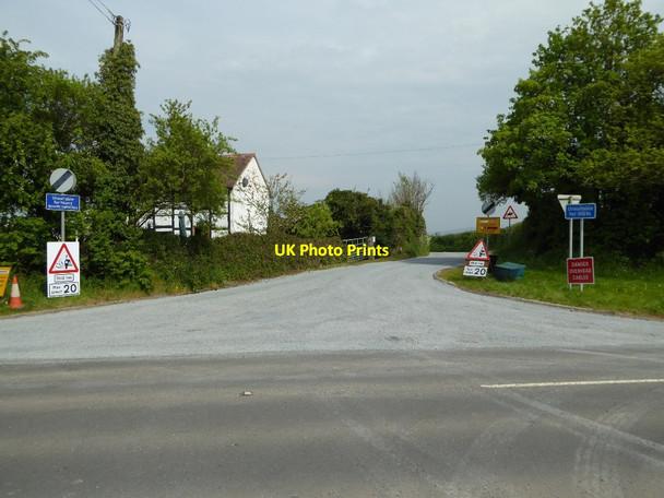 Photo 6"x4" The junction of Quay Lane and the A38 Earl's Croome c2016