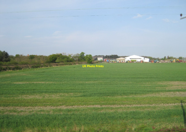 Photo 6"x4" View from a Newcastle-Edinburgh train - farmland near Netherton Park Stannington\/NZ2179 c2016