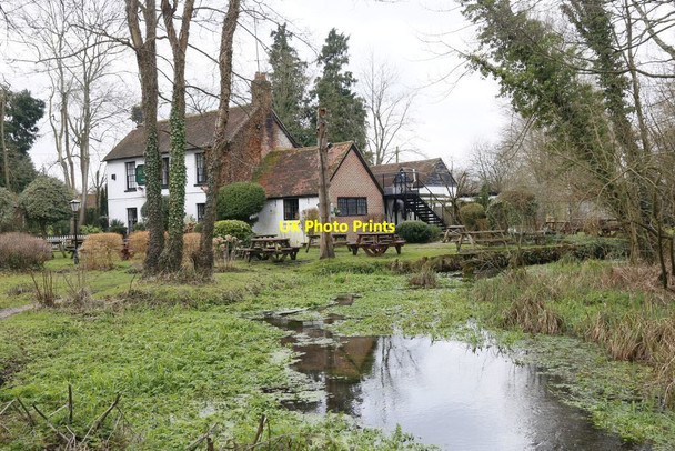 Photo 6"x4" Pond Near the Inn Ovington\/SU5631 c2016