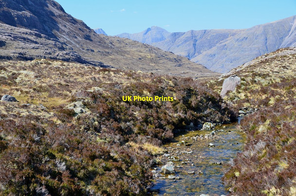 Photo 6"x4" Outflow from Loch an Eoin Loch an Eion c2016