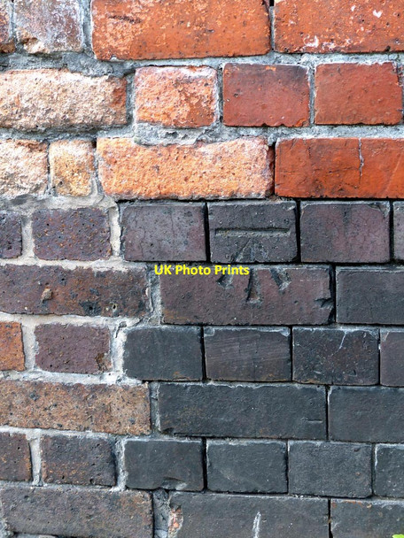 Photo 6"x4" O.S. bench mark on railway bridge Crosby\/SJ3198 c2016