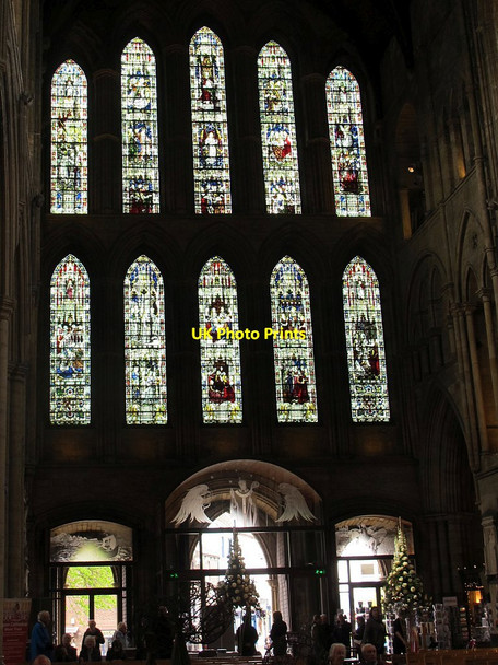 Photo 6"x4" Ripon Cathedral - west window Ripon c2016