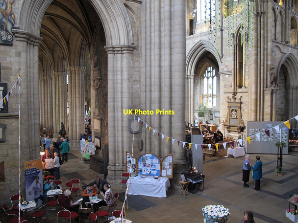 Photo 6"x4" Ripon Cathedral - festival in progress Ripon c2016