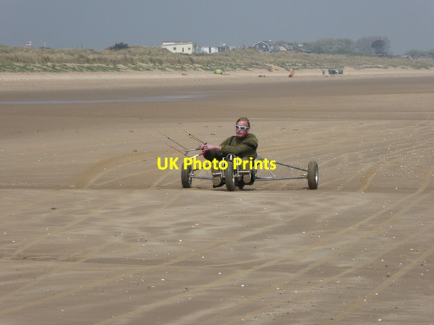 Photo 6"x4" Kite buggy at Greatstone-on-Sea New Romney c2016 P1