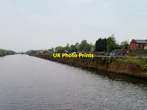 Photo 6"x4" Manchester Ship Canal at Weaste Eccles\/SJ7798 c2016