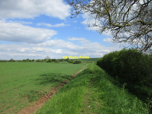 Photo 6"x4" Footpath to Orston Aslockton c2016