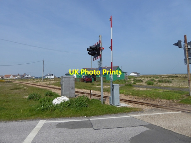 Photo 6"x4" Level crossing on the Dungeness Road Dungeness c2016