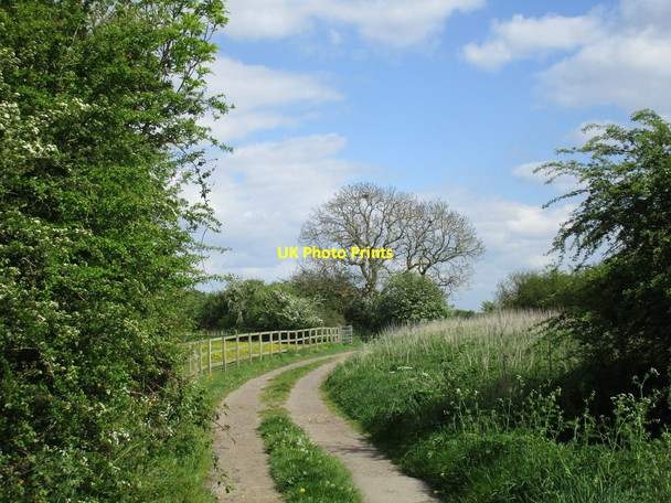 Photo 6"x4" Footpath to Orston Aslockton c2016
