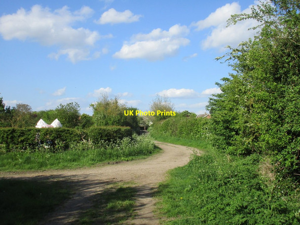 Photo 6"x4" Approaching Orston on Moor Lane Orston c2016
