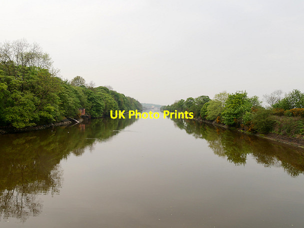 Photo 6"x4" Manchester Ship Canal, Looking West Hooton c2016