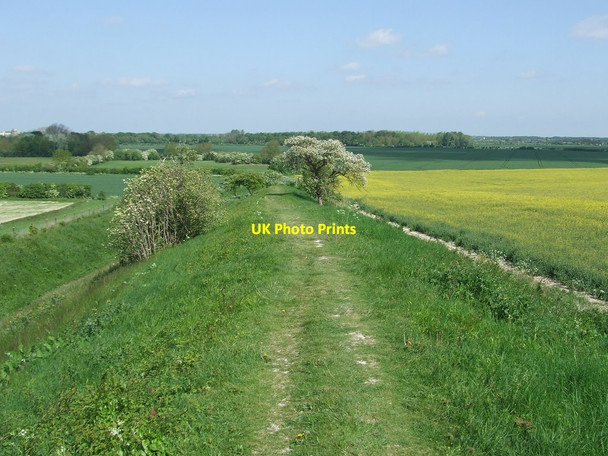 Photo 6"x4" Fleam Dyke Fulbourn c2016