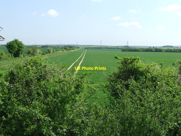 Photo 6"x4" View from Fleam Dyke Great Wilbraham c2016