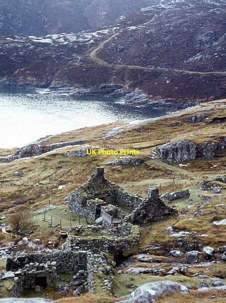 Photo 6"x4" Ruins of Gearraidh Lotaigear Caolas Scalpaigh\/NG2198 c1975