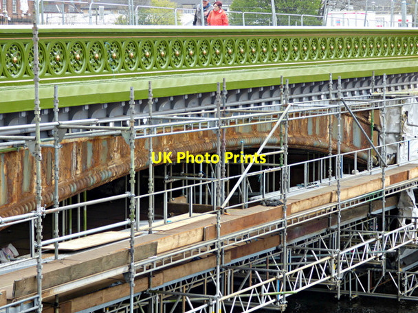 Photo 6"x4" Albert Bridge, Glasgow Glasgow c2016