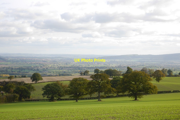 Photo 6"x4" View towards Ludlow Lower Dinchope c2015