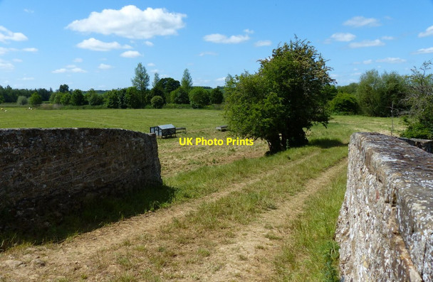 Photo 6"x4" Farmland next to the River Cherwell Walton Grounds c2015
