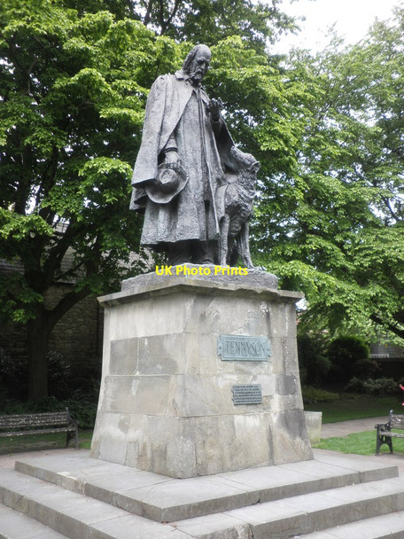 Photo 6"x4" Statue of Alfred Tennyson, Lincoln Lincoln c2015