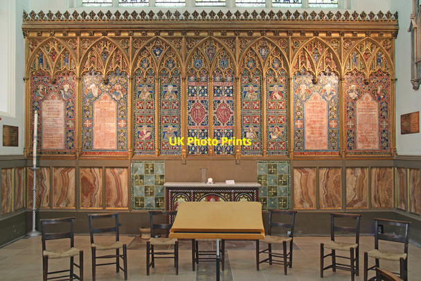Photo 6"x4" St John the Evangelist, Hyde Park Crescent - Reredos Westminster c2015