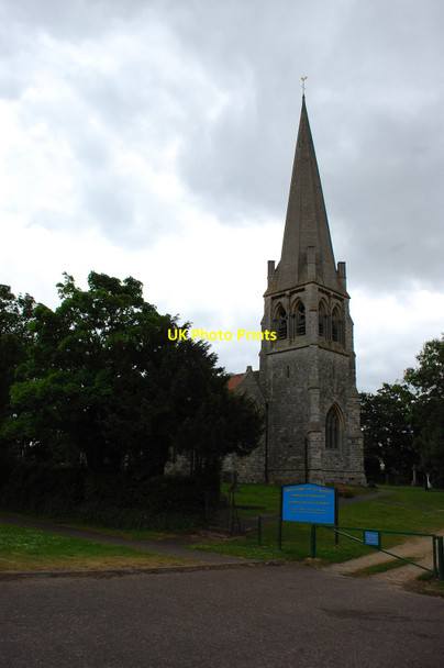 Photo 6"x4" St Mary's Church, Widford Chelmsford c2015