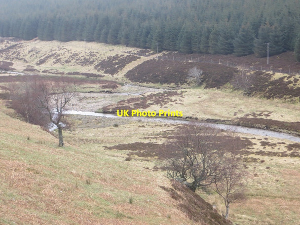 Photo 6"x4" River Fiddich Hill of Clais nan Earb c2015