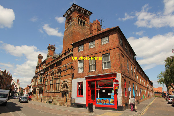 Photo 6"x4" Kirkgate and Wilson Street Newark-on-Trent c2015