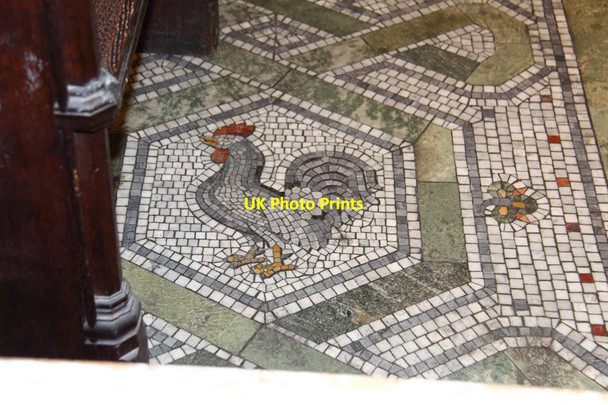 Photo 6"x4" Christ Church, Victoria Road - Sanctuary mosaic Kensington\/TQ2579 c2015