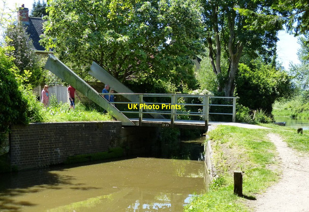 Photo 6"x4" Bridge 205: Mill Lift Bridge Lower Heyford c2015