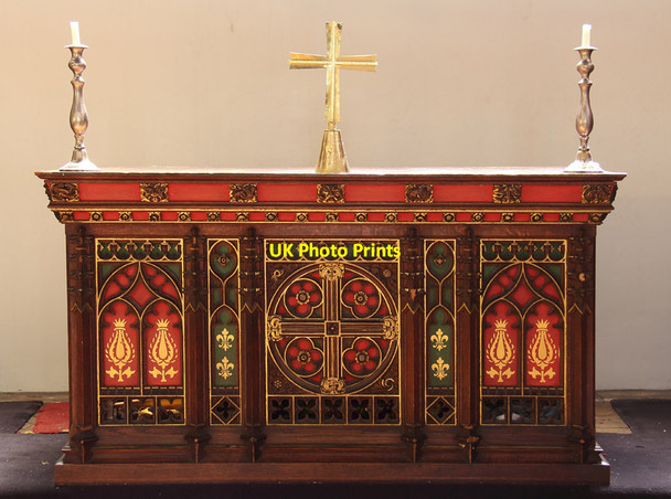 Photo 6"x4" St Peter, Belsize Square - Altar Hampstead\/TQ2685 c2015