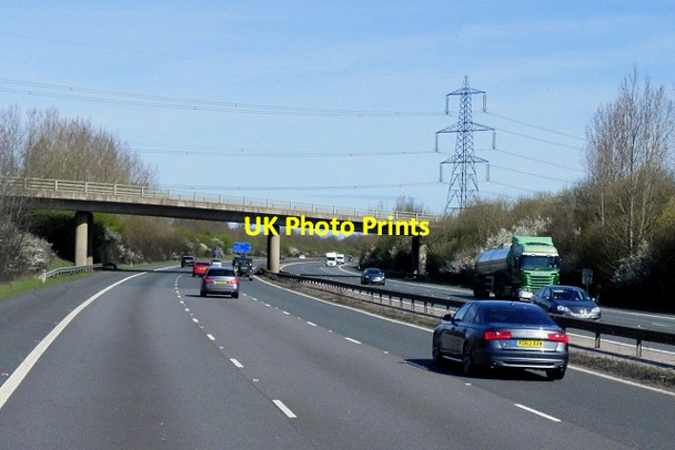Photo 6"x4" Waterperry Road Bridge, Northbound M40 Holton\/SP6006 c2015