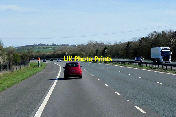 Photo 6"x4" Northbound M40 near Shabbington Wood Oakley\/SP6312 c2015