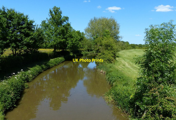 Photo 6"x4" Oxford Canal next to Bridge 213: Pigeon Bridge Enslow c2015