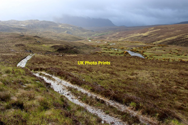 Photo 6"x4" Path from Shieldaig to Loch a' Bhealaich Shieldaig c2015