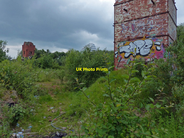 Photo 6"x4" Industrial wasteland at Abbey Meadows Leicester c2015